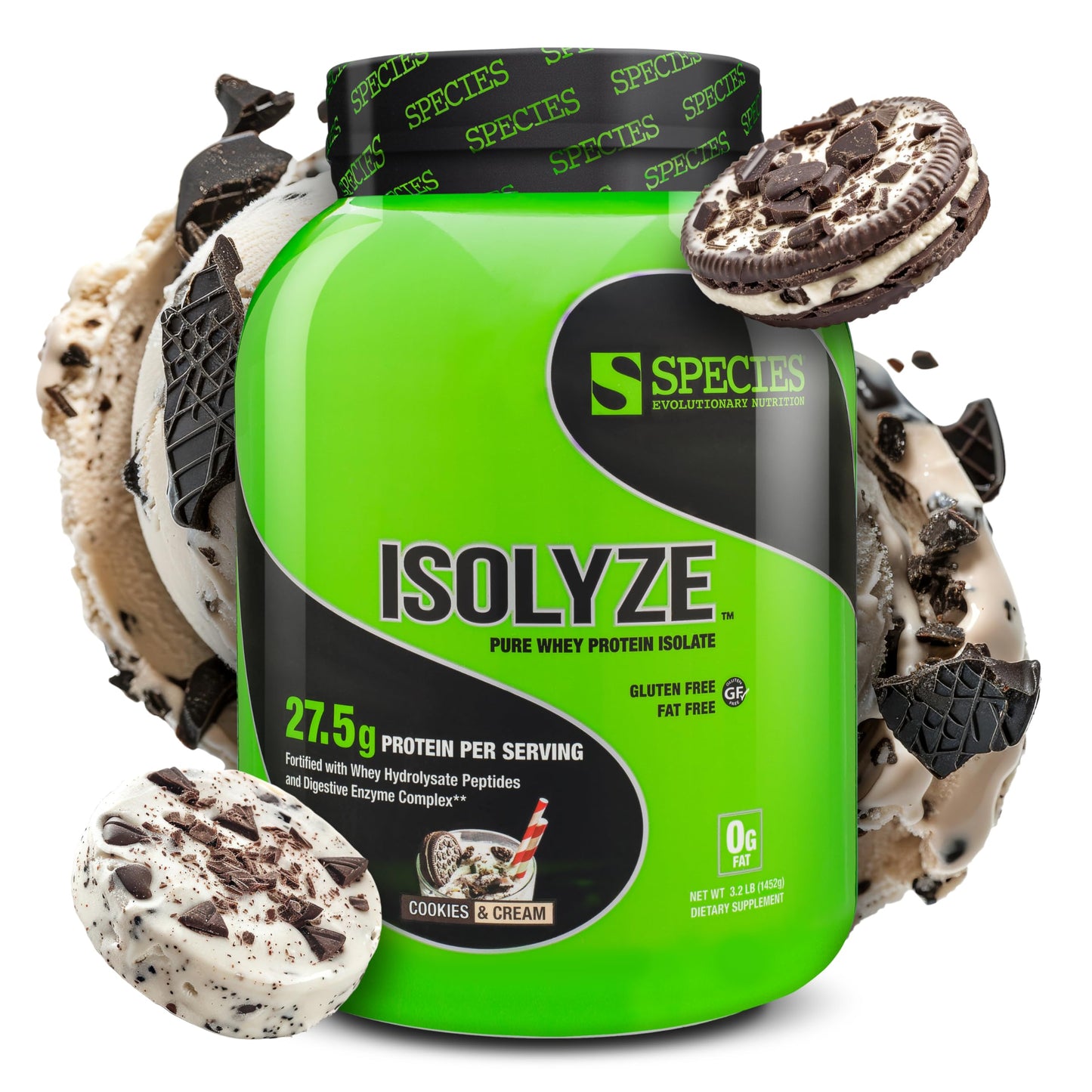 Species Nutrition Isolyze Whey Protein Powder, 3.1 Pound