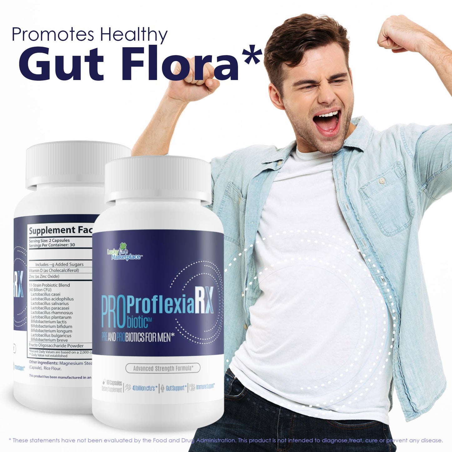 Generic Probiotic Proflexia Rx Male Formula Capsule, 1 Count