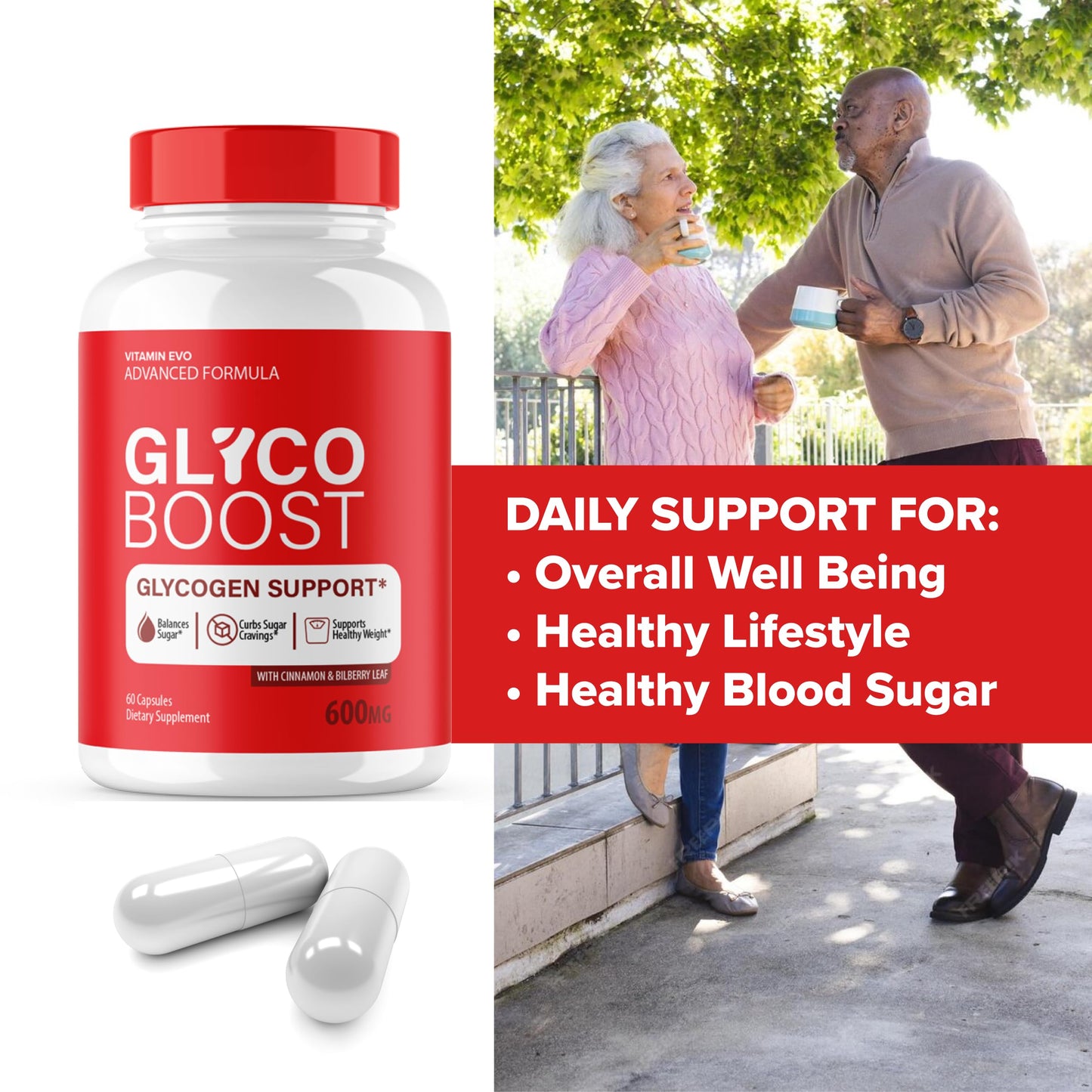 Vitamin Evo Glyco Boost Glycoboost Maximum Glyco Optimizer Strength Glycogen Pills Capsules 180