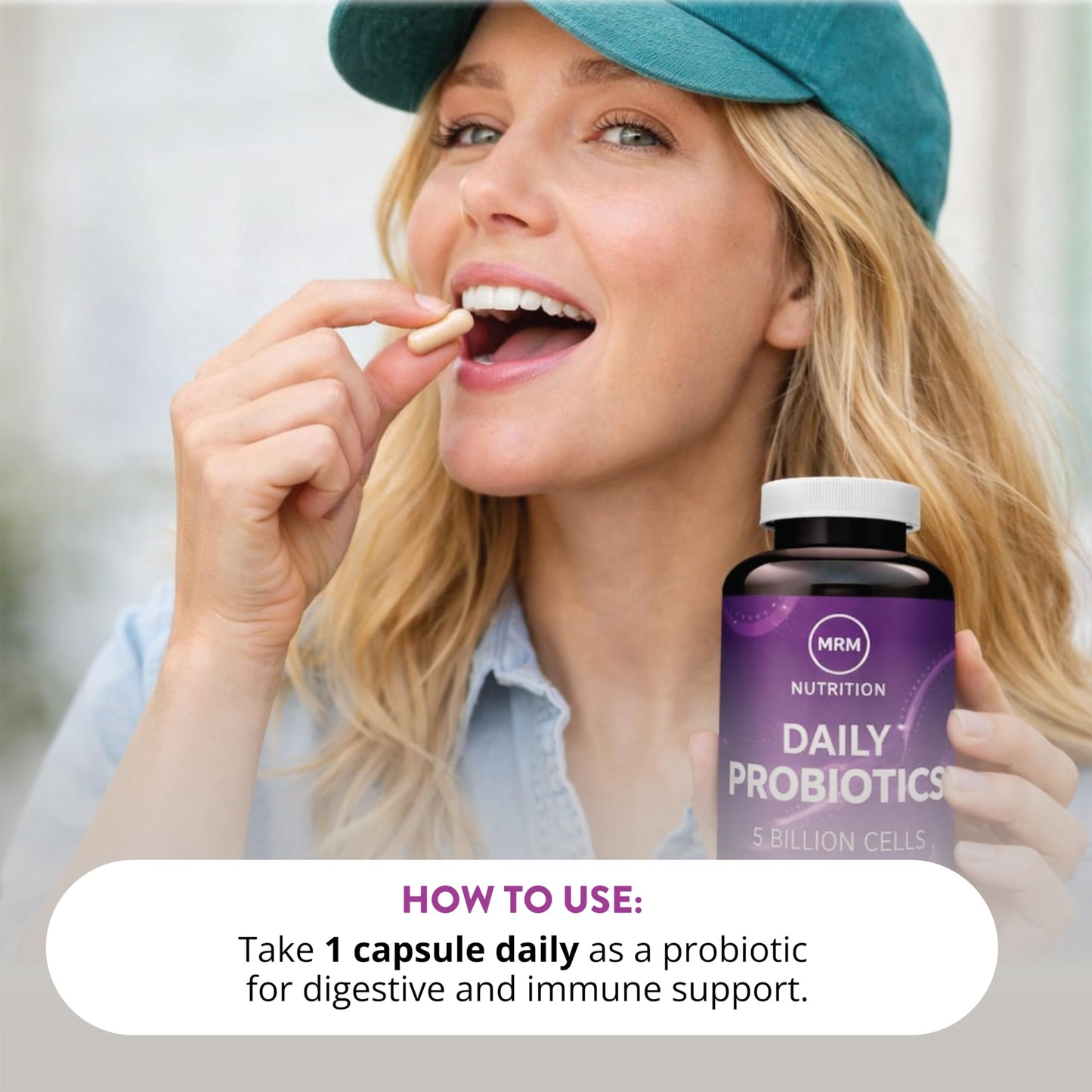 MRM Daily Probiotics - Intestinal & GI Health 30 Capsules