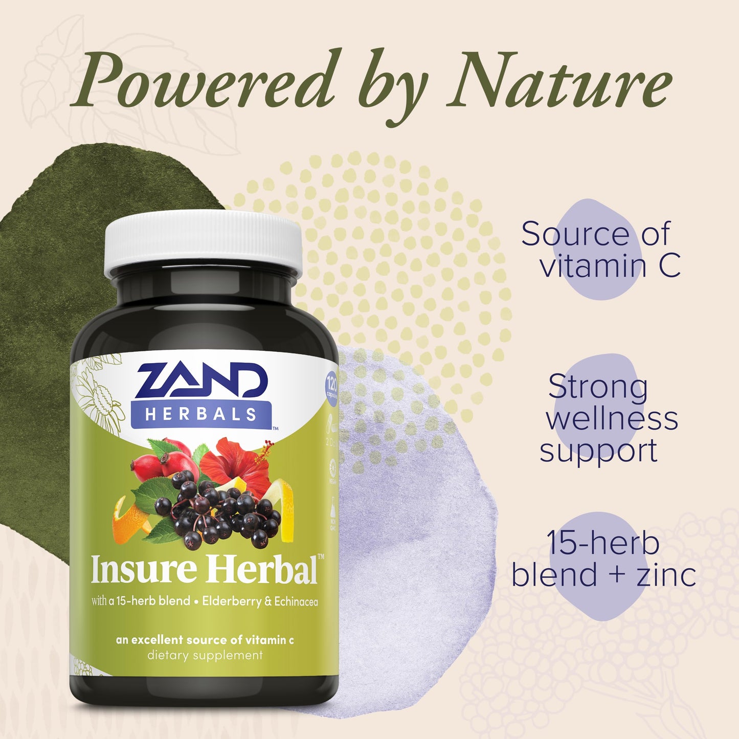 ZAND Insure Herbal Immune Support Capsules 120