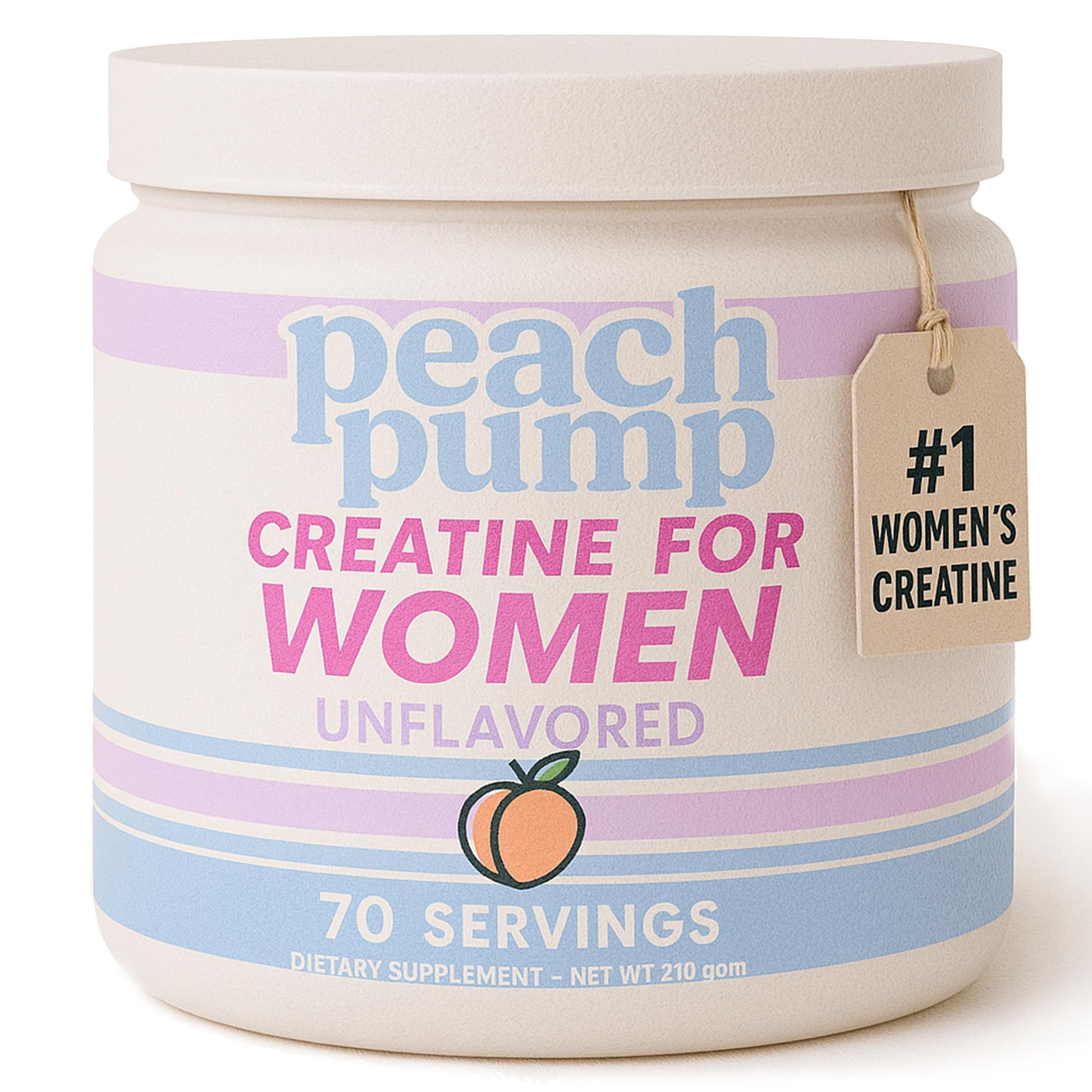 Peach Pump Creatine Monohydrate Powder, 14.82 Ounce