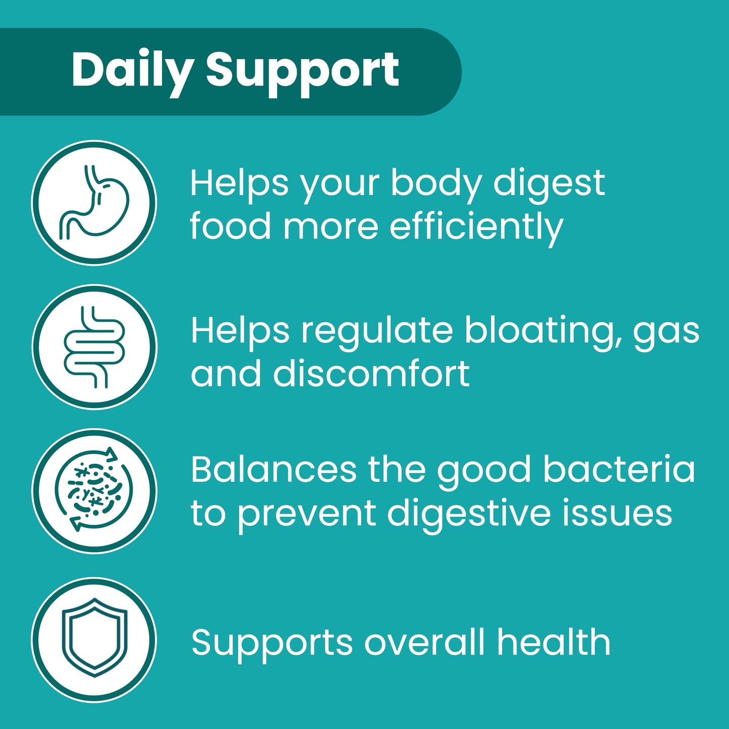 Sanar Naturals Probiotics 60 Billion CFU, 10 Strains with Prebiotics for Digestive Gut and Immune Health, GLP-1 Support for Women and Men, Shelf Stable, Gluten Free, 120 Capsules