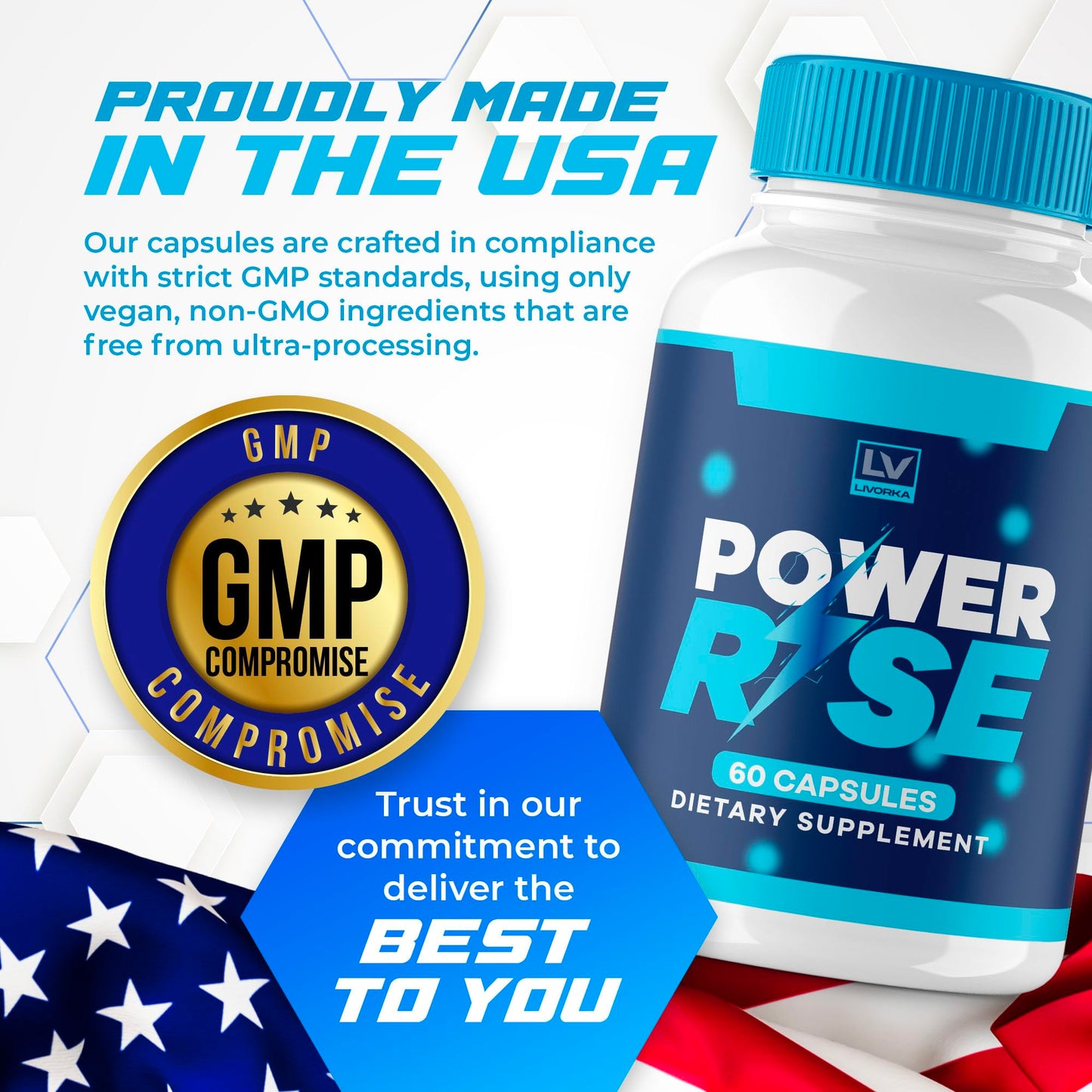 LIVORKA Power Rise Capsules, 120 Capsules