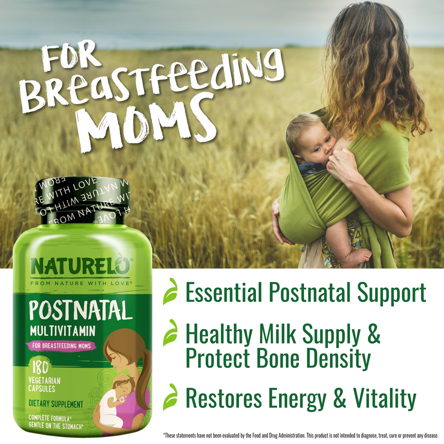 NATURELO Postnatal Multivitamin Capsule 180 Capsules