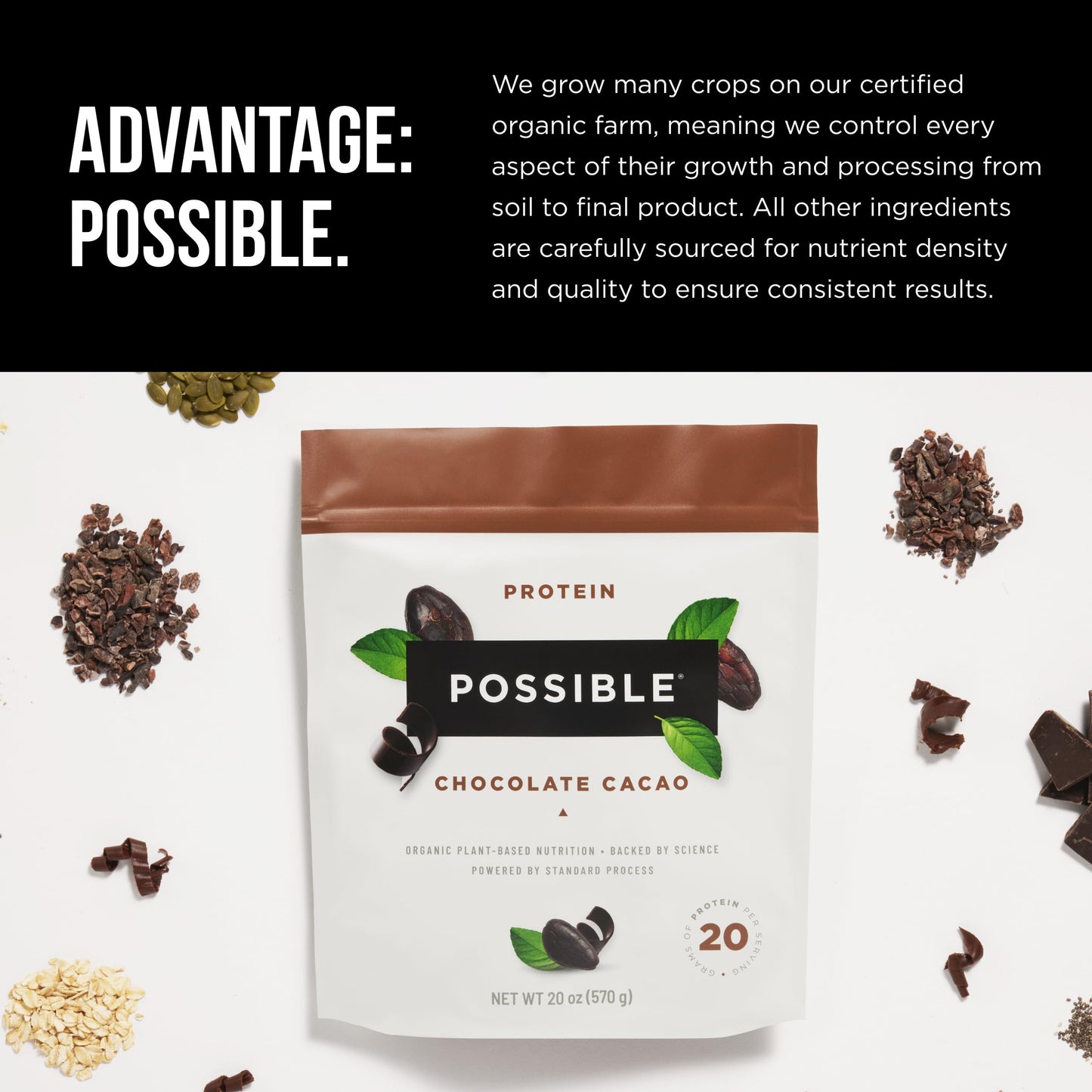 Possible Protein Powder Chocolate 1.25 Pound 20