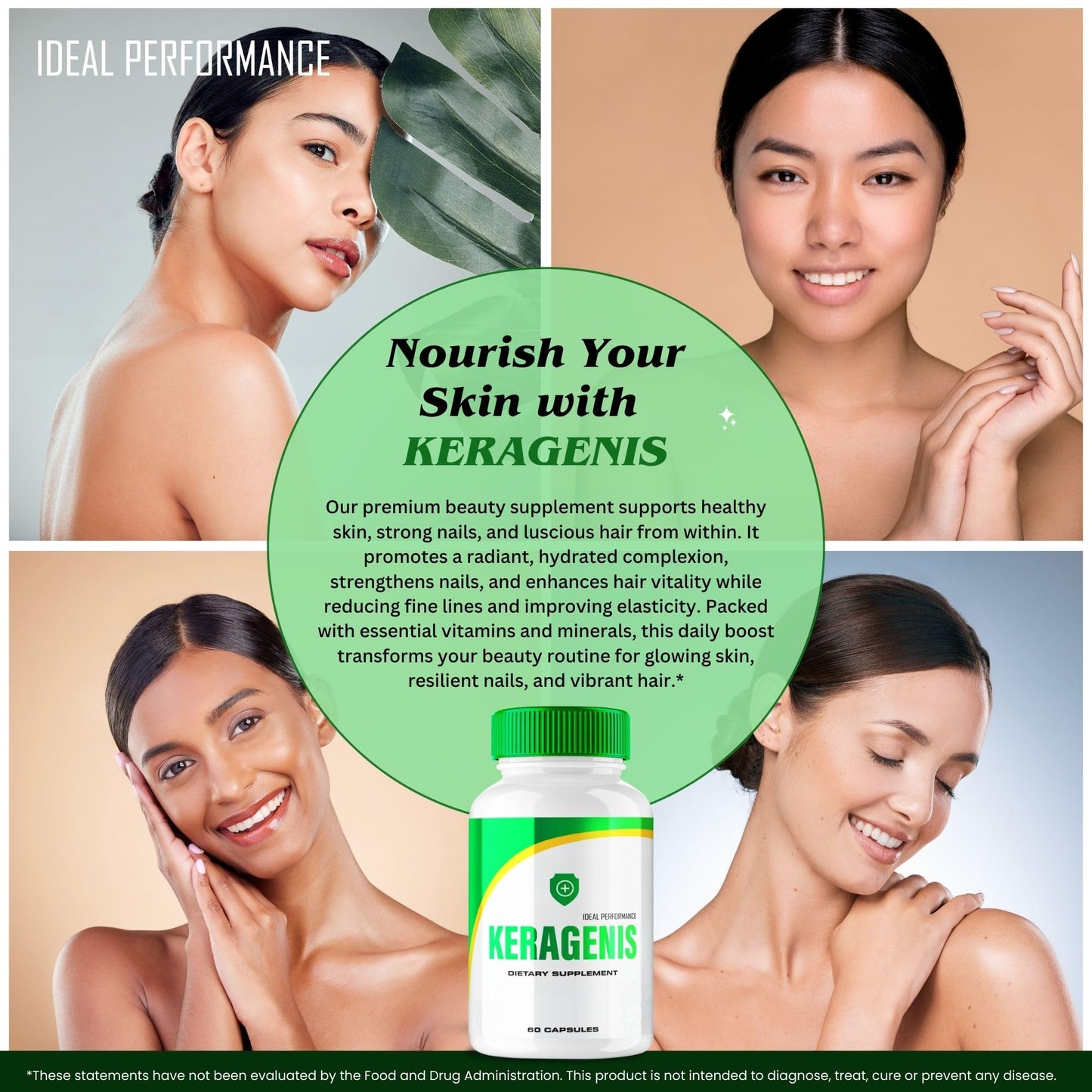 IDEAL PERFORMANCE Keragenis Capsules 300 Capsules