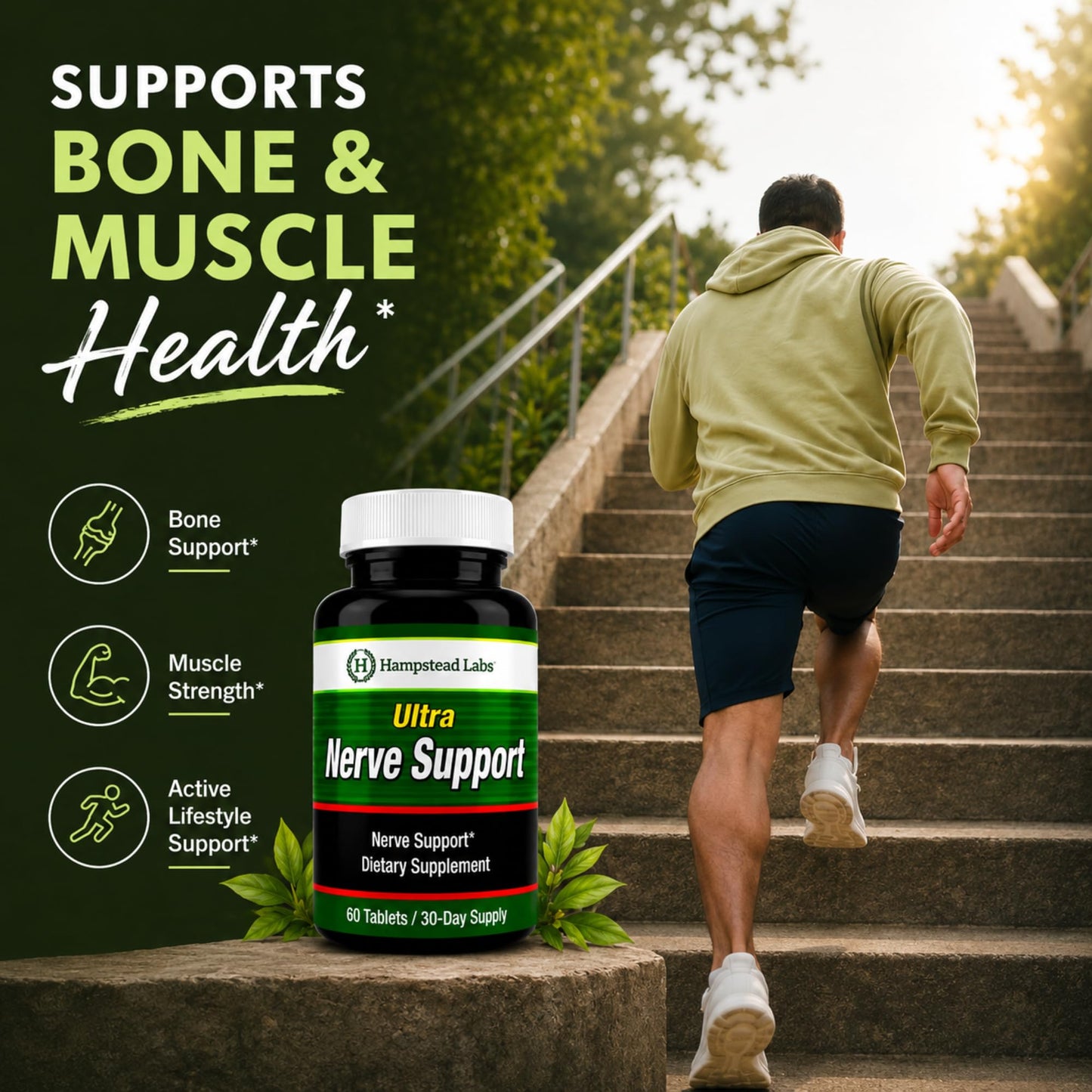 Hampstead Labs Ultra Nerve Support Capsule 1 Count