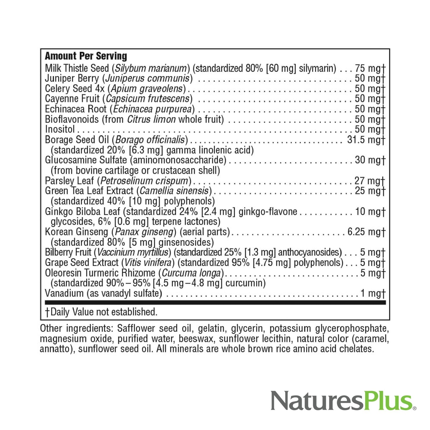 NaturesPlus Regeneration 180 Softgels