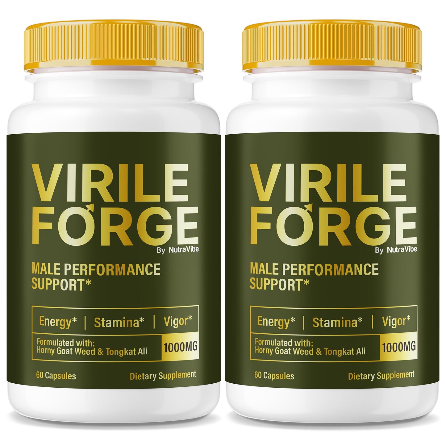 NutraVibe Virile Forge for Men Capsule, 120 Capsules