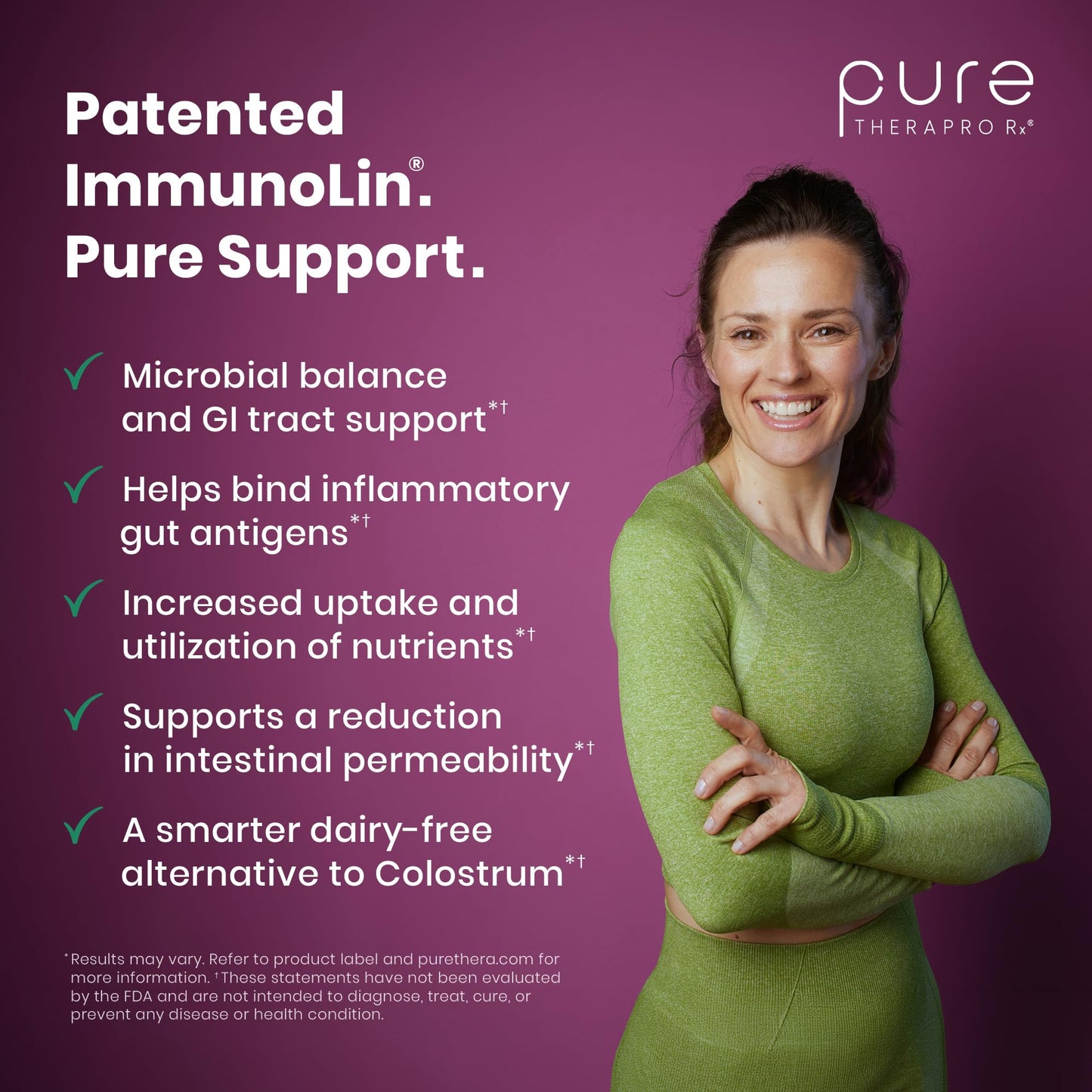 Pure Therapro Rx Elite IgG Immunoglobulin 1100mg Capsule 120 Count