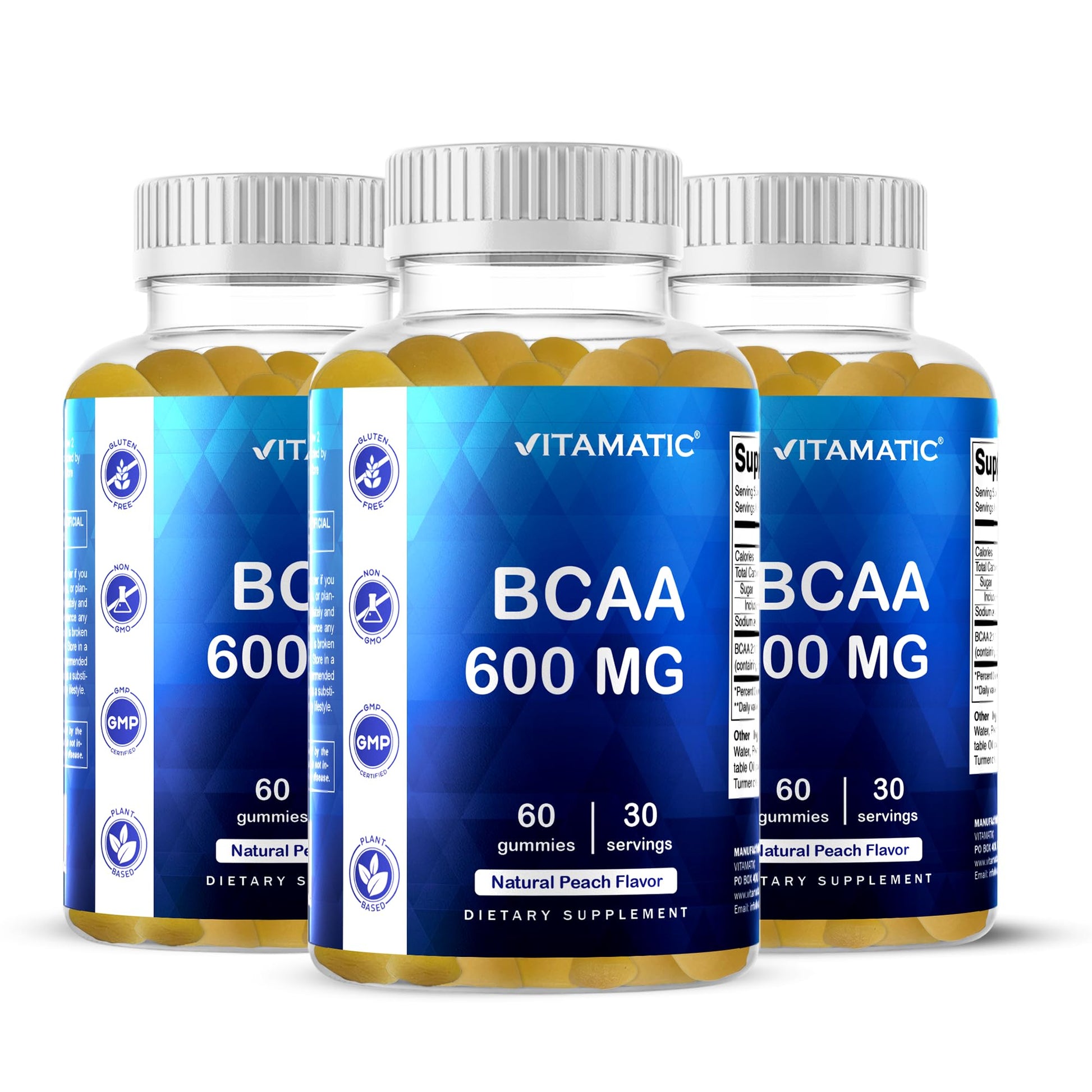 Vitamatic BCAA Gummies 60 Count
