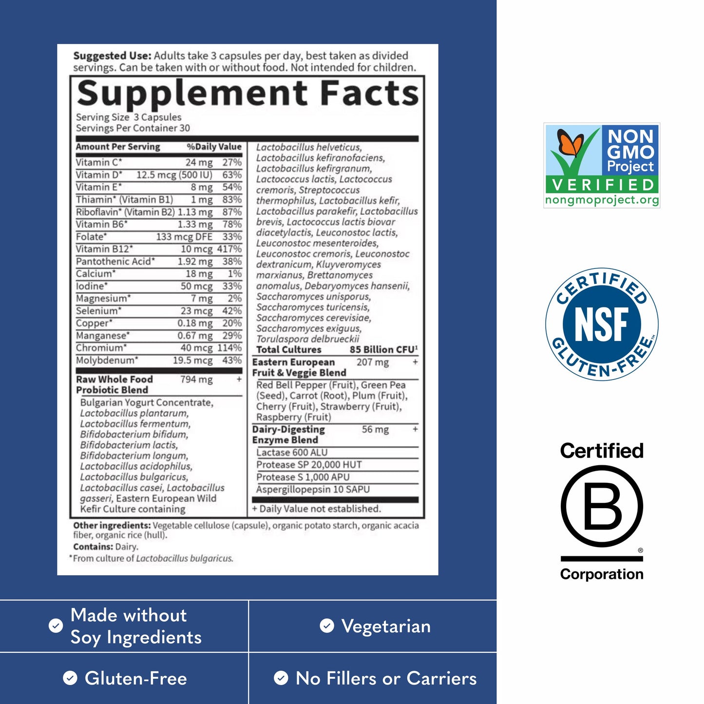 Garden of Life RAW Probiotics Men 90 Capsules