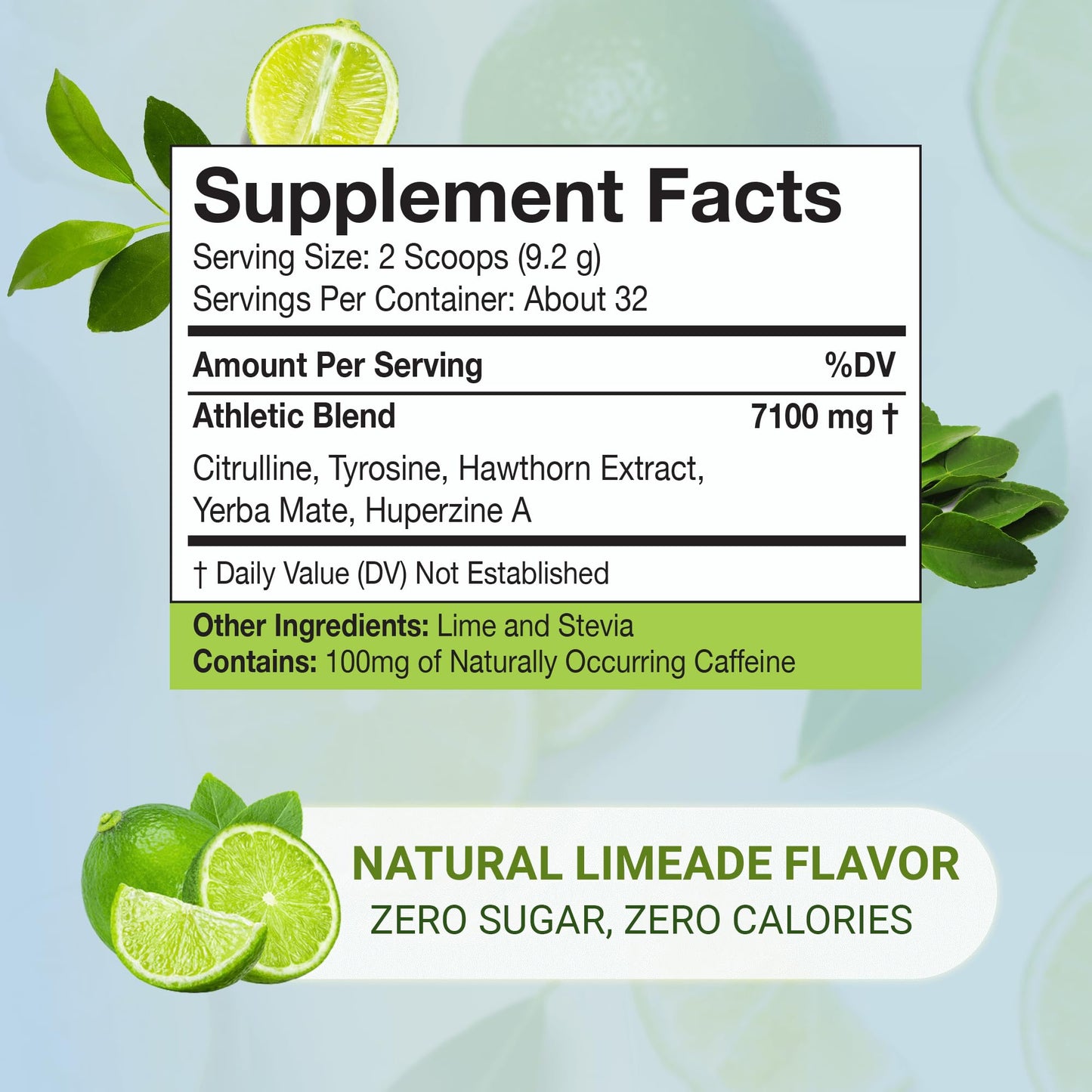 People's Chemist The Pre-Workout (Lime) Powder 10.58 Ounce