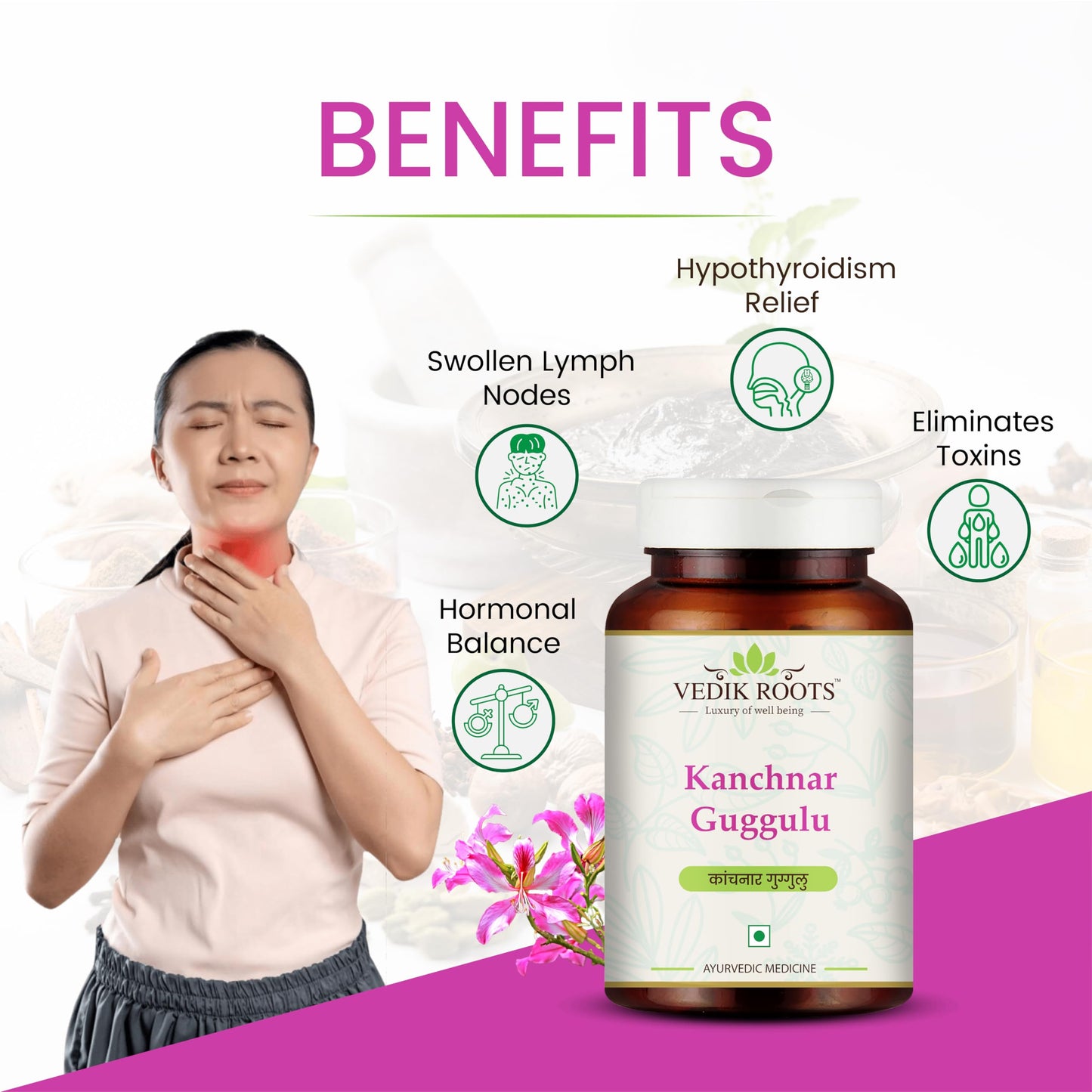 VEDIKROOTS Kanchnar Guggulu Capsule 1 Count