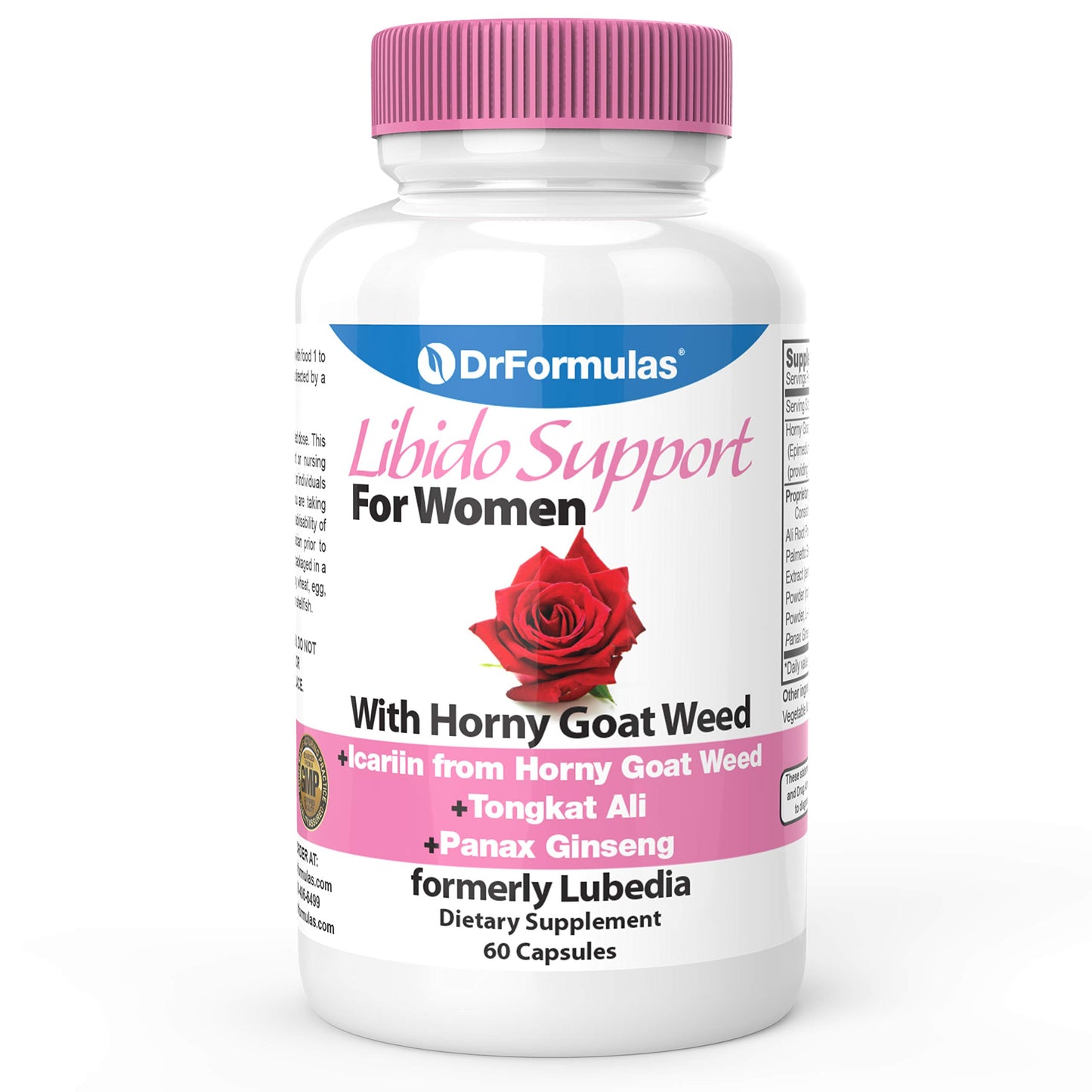 DrFormulas Libido Support for Women with Horny Goat Weed Extract with Maca, Epimedium and Icariin Capsule, 60 Count