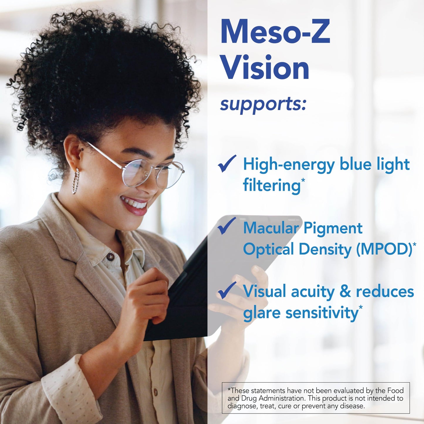 Patient One Meso-Z Vision Meso-Zeaxanthin + Eye Carotenoids, 30 Capsules