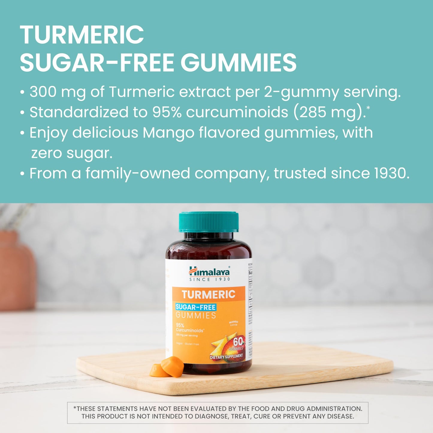 Himalaya Turmeric Sugar-Free Gummies Gummy 60 Gummies