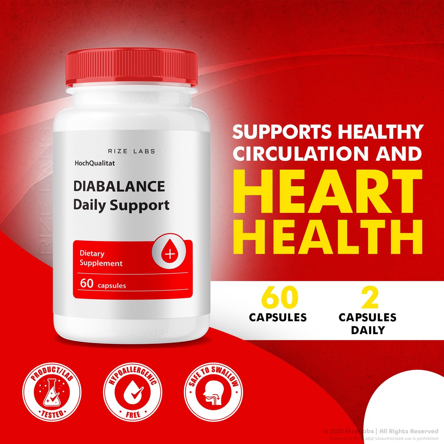 Rize Labs Diabalance Daily Support Capsules 120 Capsules