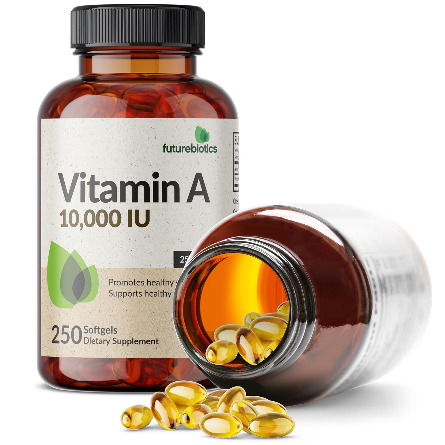 Futurebiotics Vitamin A 10,000 IU Softgels, 250 Softgels