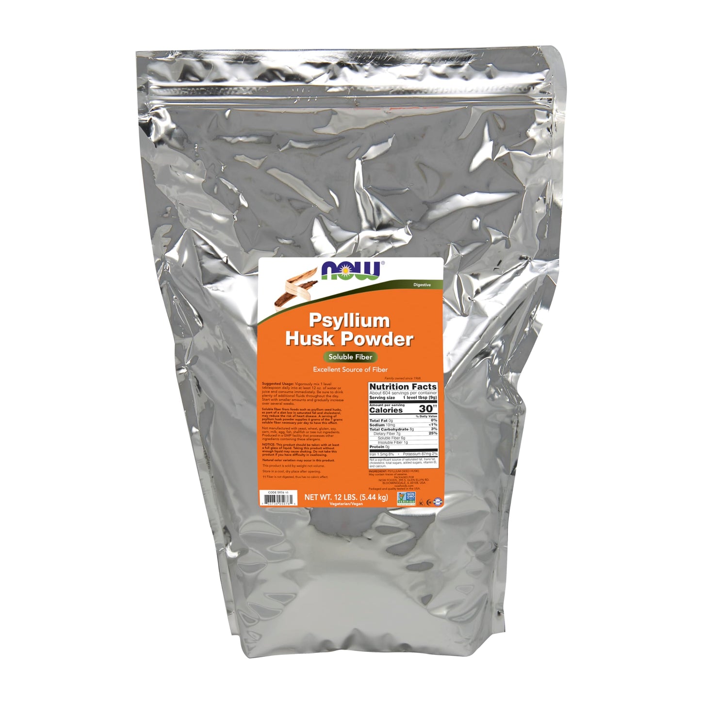NOW Foods Psyllium Husk Powder 192