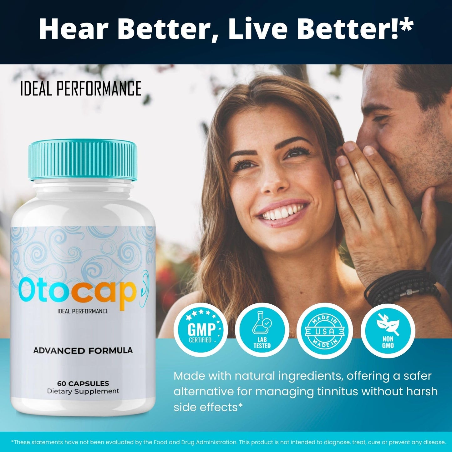 IDEAL PERFORMANCE Otocap Tinnitus Relief Capsule 60 Count
