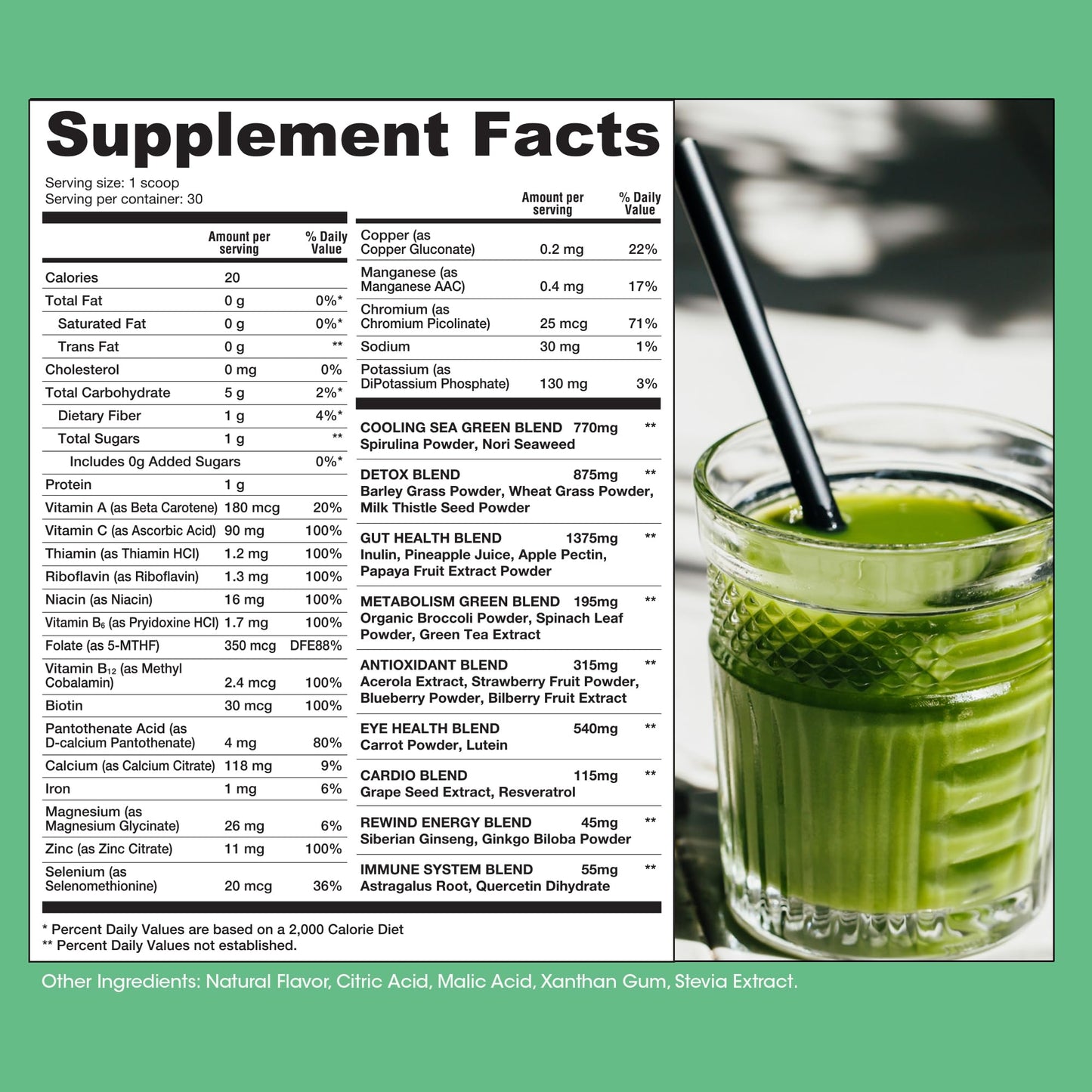 Rewind Super Greens Powder 16.65