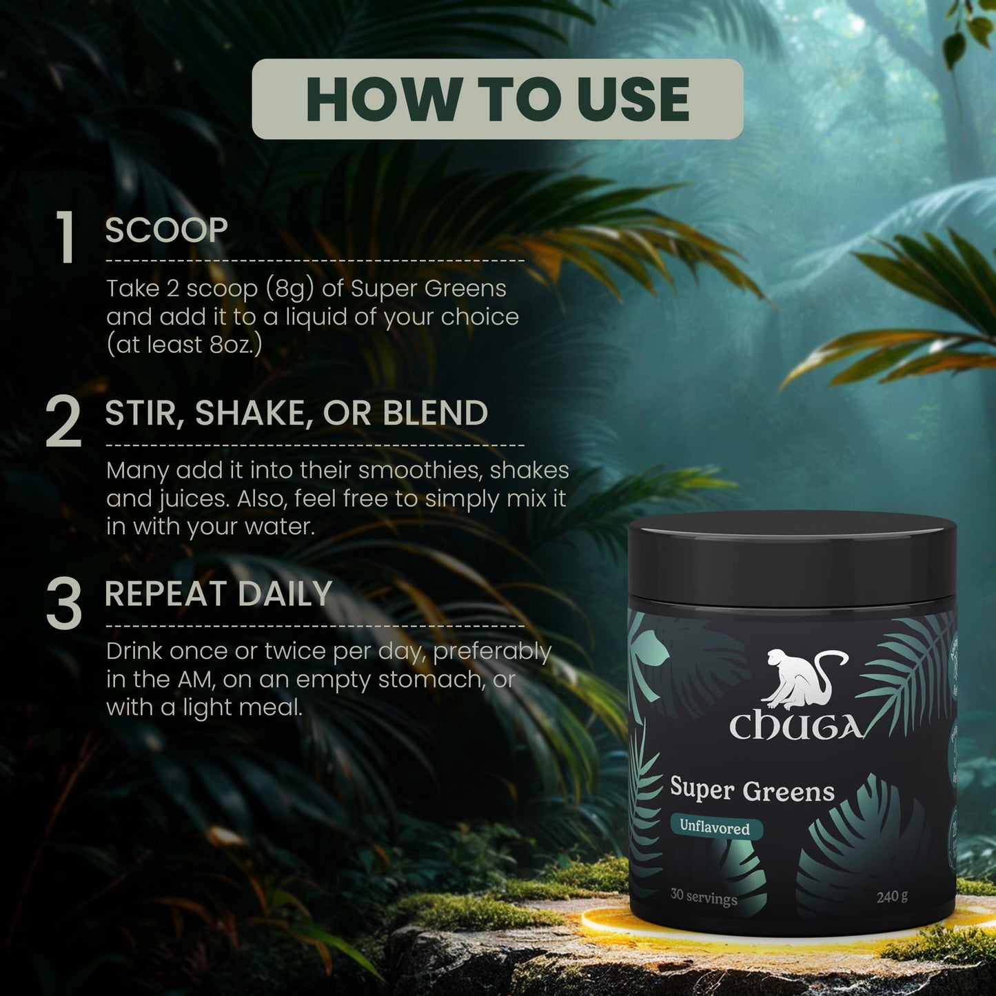 Chuga Shilajit Chuga's Super Greens Powder 8.47