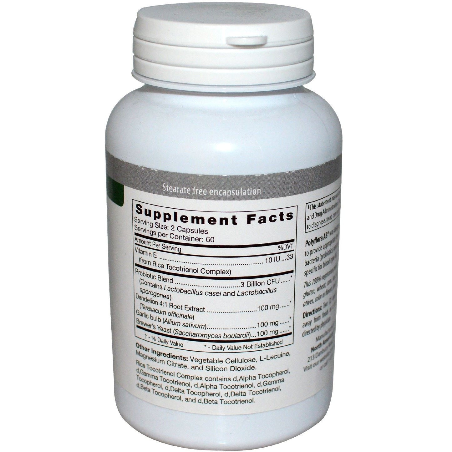 D'Adamo Personalized Nutrition Polyflora AB Capsule 120
