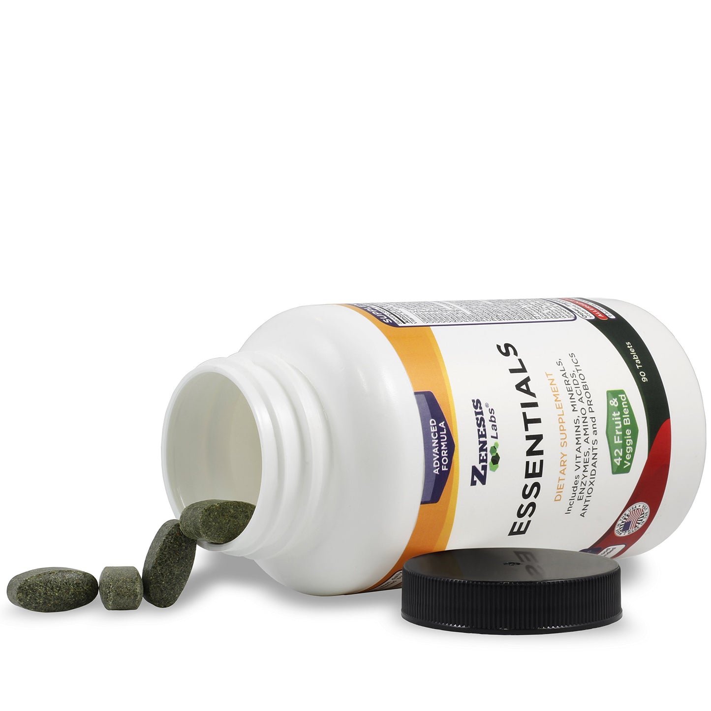 Zenesis Labs Essentials Multi-Vitamin Tablets, 90