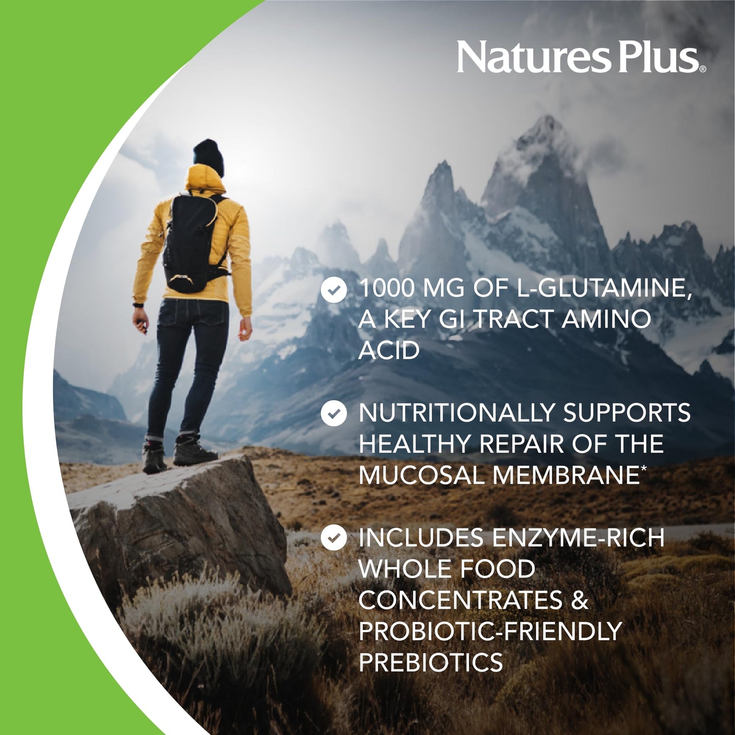 NaturesPlus GI Natural Total Digestive Wellness Tablet 90 Count