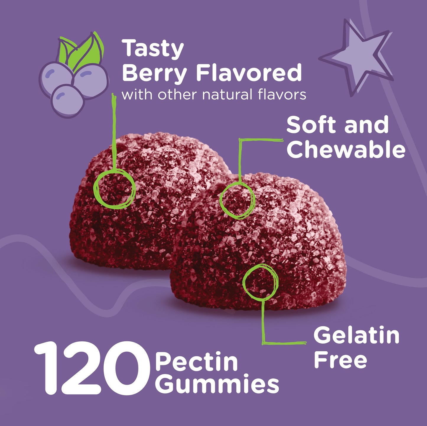 Viteey Sambucus Elderberry Gummies for Kids with Zinc & Vitamin C, 120 Gummies