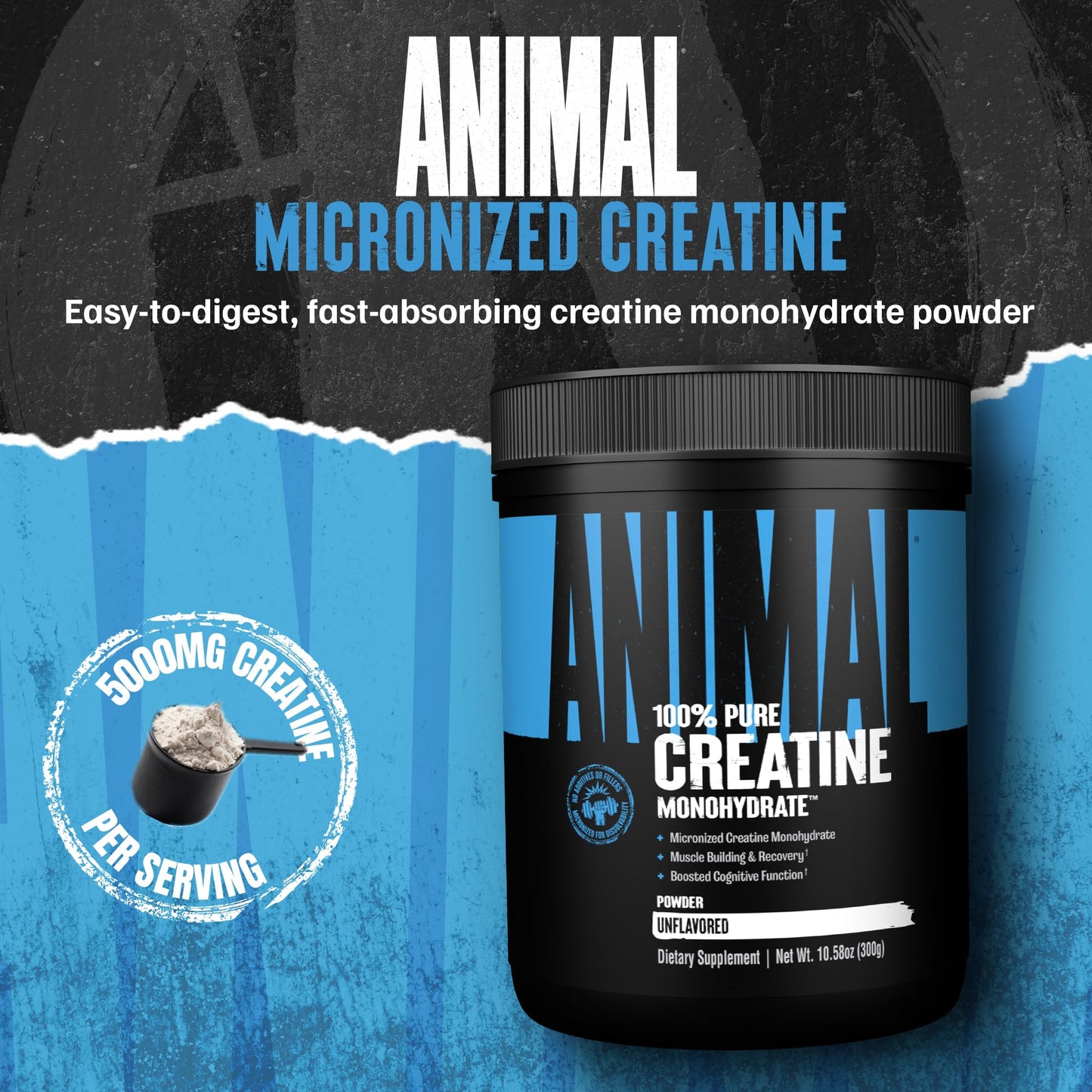 Animal Creatine Monohydrate Powder 10.582
