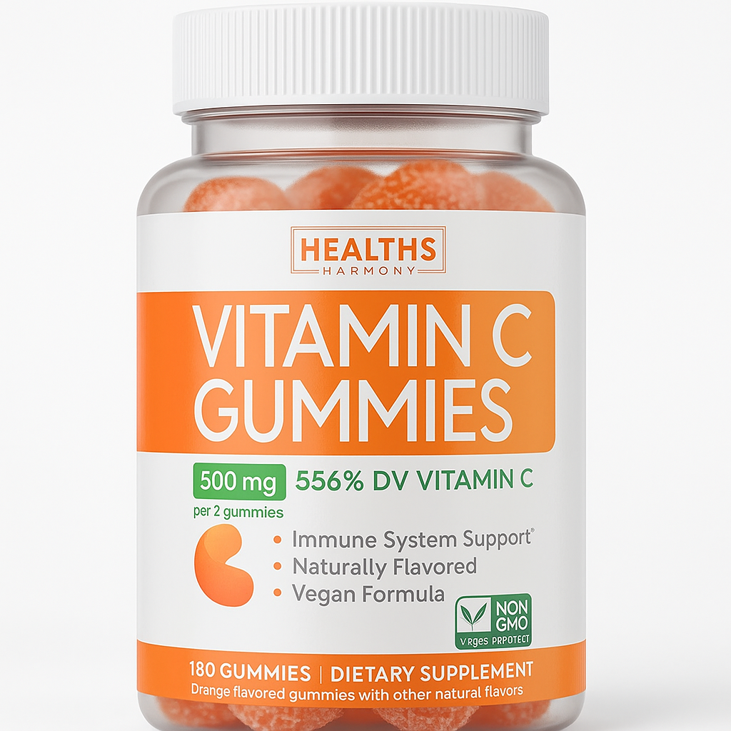 Healths Harmony Vegan Vitamin C Gummies - 180-Count