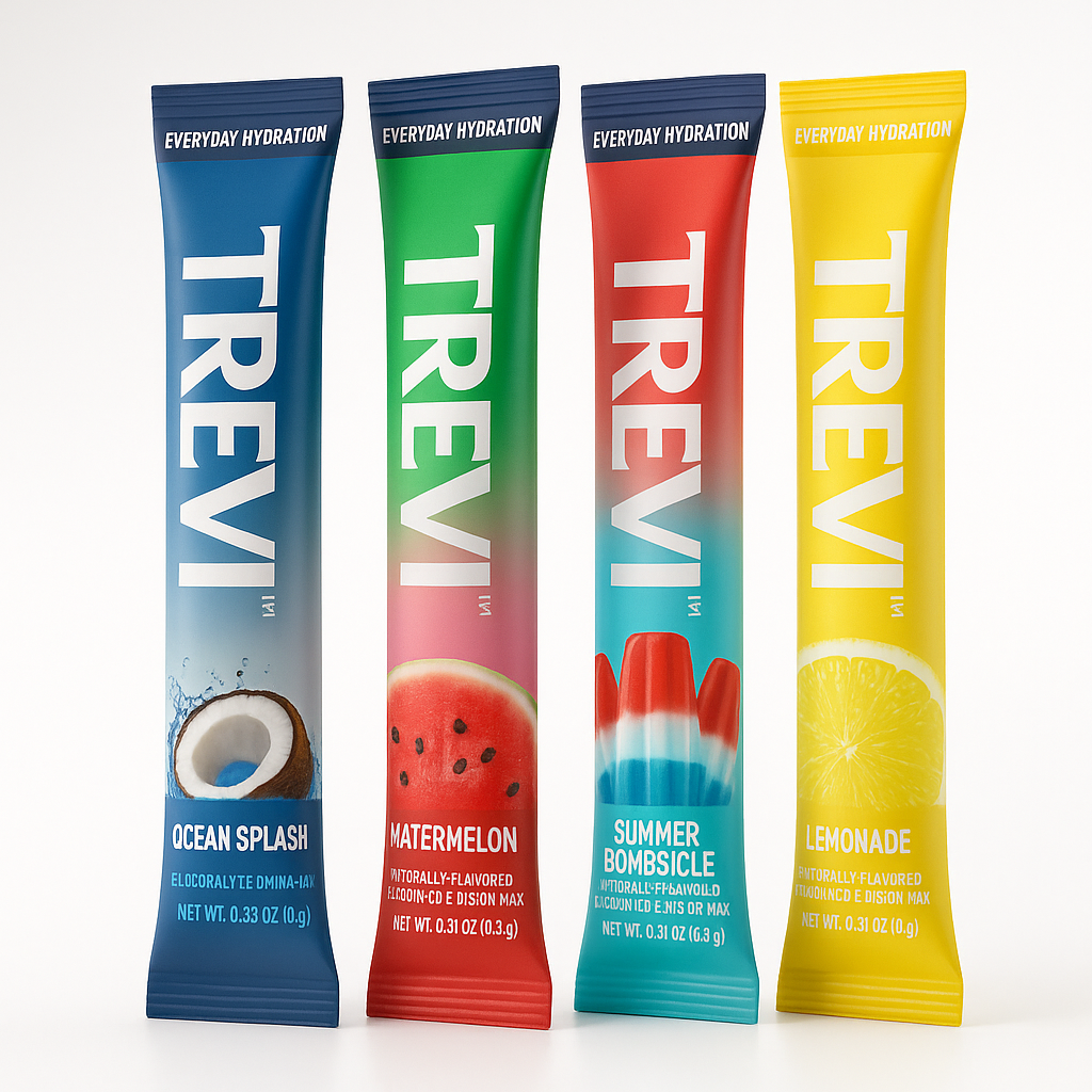 TREVI Electrolytes Powder Packets, 20 Servings