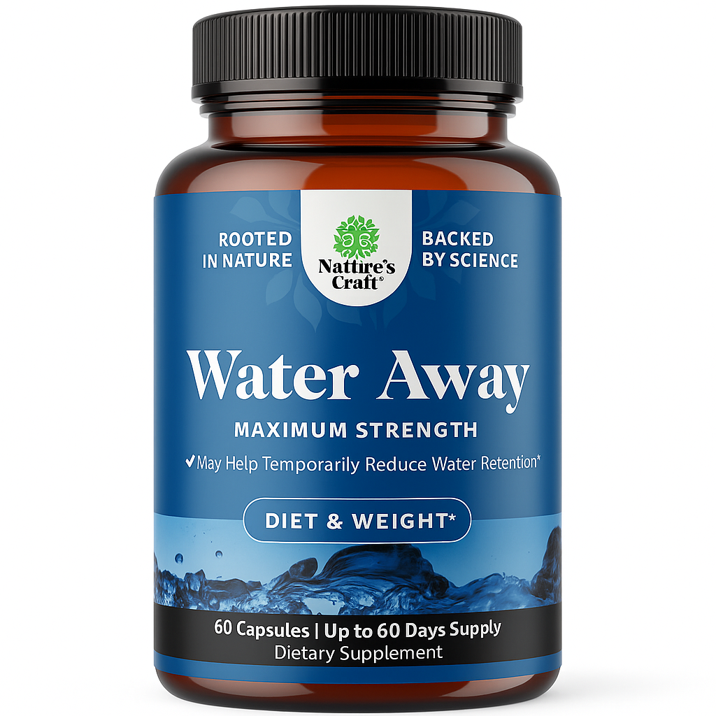 Nature's Craft Water Away Water Pills Capsule 60 ct