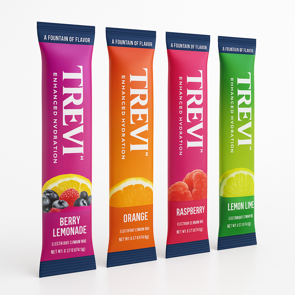 TREVI Electrolytes Powder Packets, Sugar Free Hydration, 28 Count