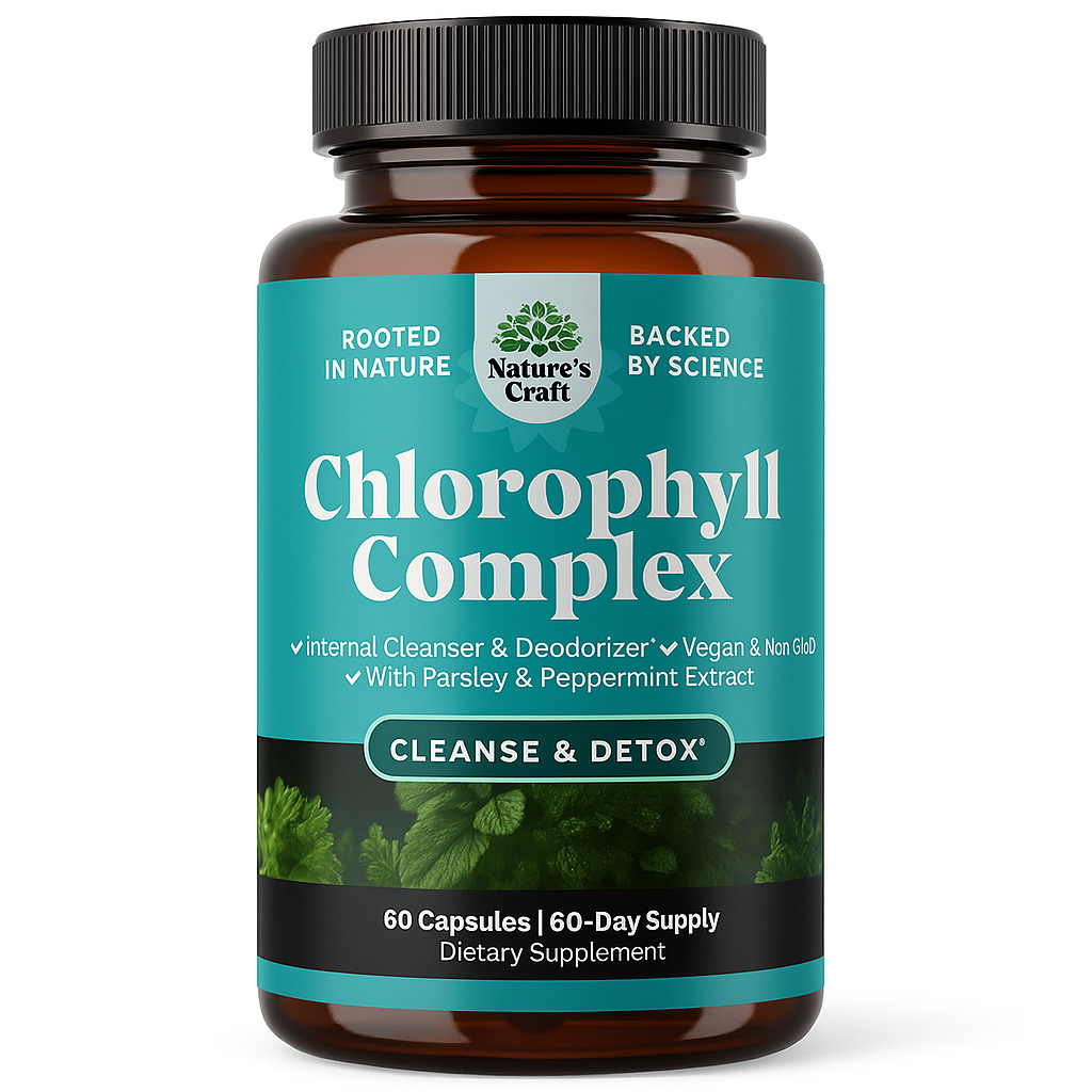 Nature's Craft Chlorophyll Complex Capsules - 60 Count
