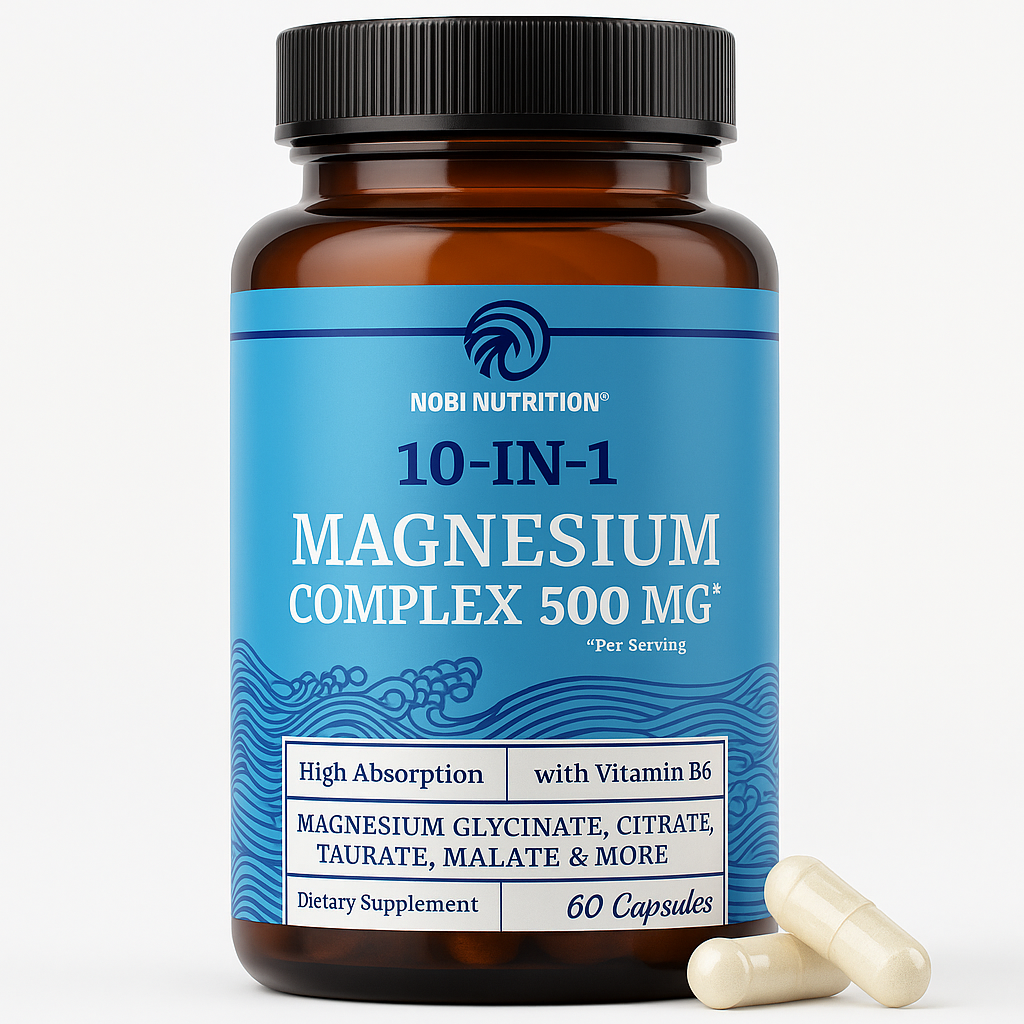 Nobi Nutrition Magnesium Complex Capsule, 60 Count