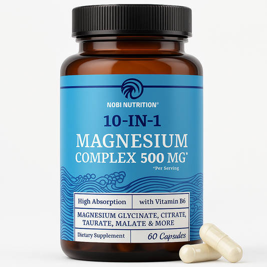 Nobi Nutrition Magnesium Complex Capsule, 60 Count