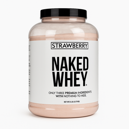 NAKED Strawberry Whey Protein Powder, 5 lb