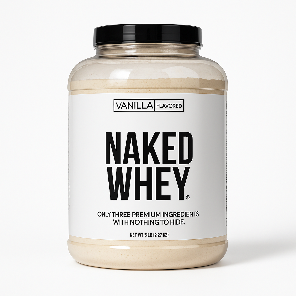 NAKED Vanilla Whey Protein Powder 5 lb Pack of 1