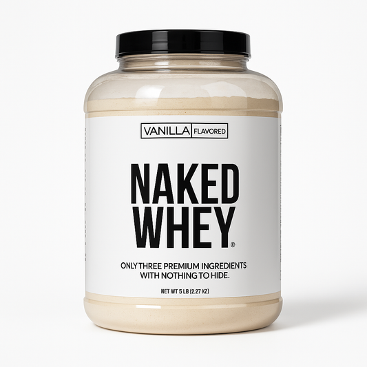 NAKED Vanilla Whey Protein Powder 5 lb Pack of 1
