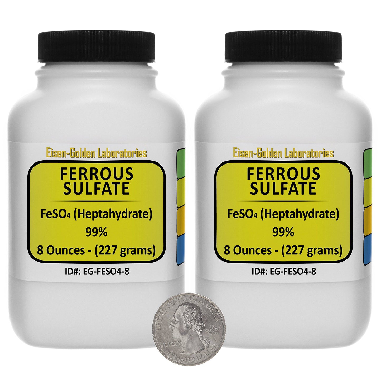 Eisen-Golden Laboratories Ferrous Sulfate [FeSO4] 99% ACS Grade Powder, 1 lb
