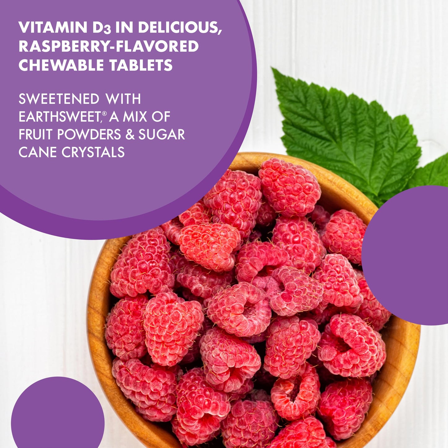BlueBonnet EarthSweet Vitamin D3 400 IU, 90 Tablets