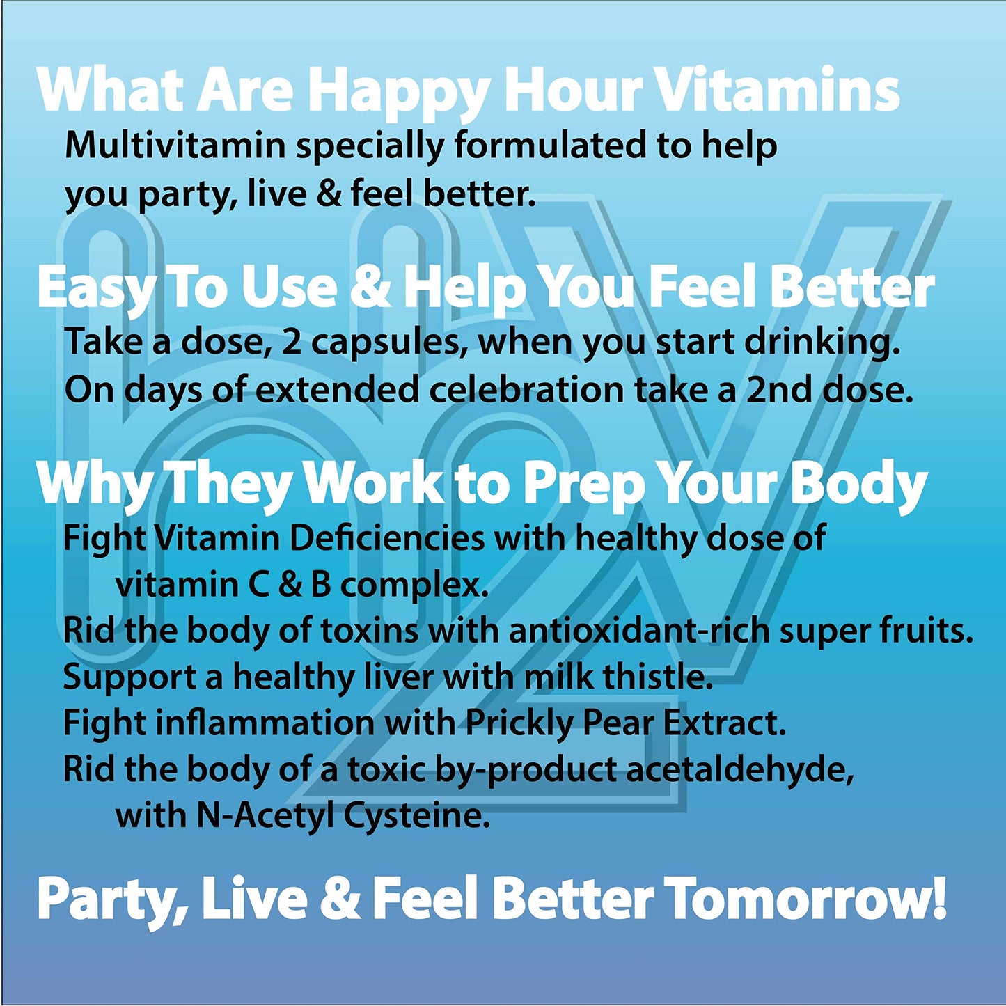 Happy Hour Vitamins Multivitamin Capsule, 60 Count