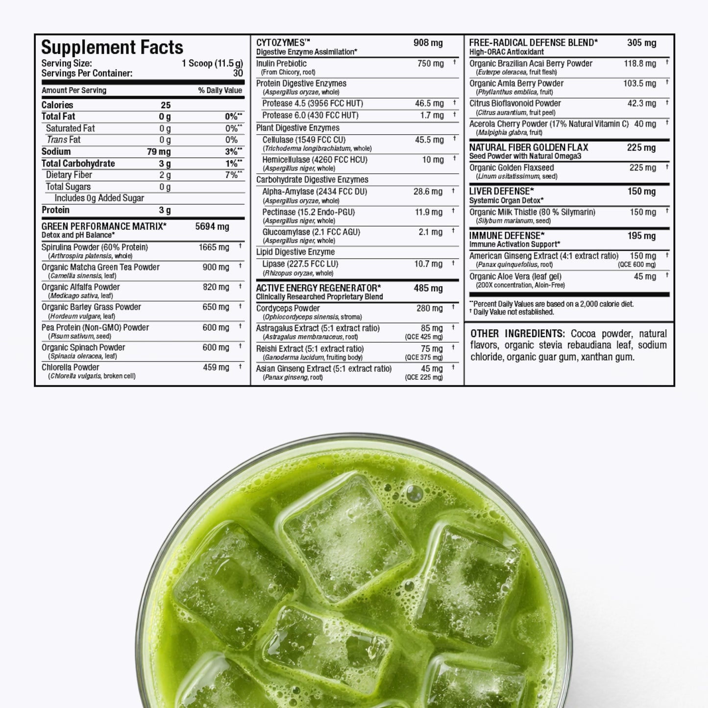 ALLMAX CytoGreens Super Greens Powder 12.2 Ounces