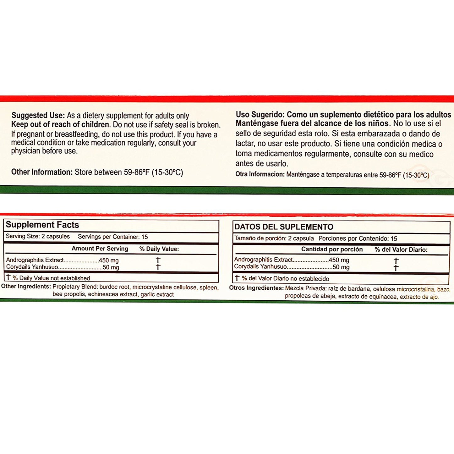 Ampitrexyl 500mg Capsule Herbal Immune Support Supplement, 30 Capsules