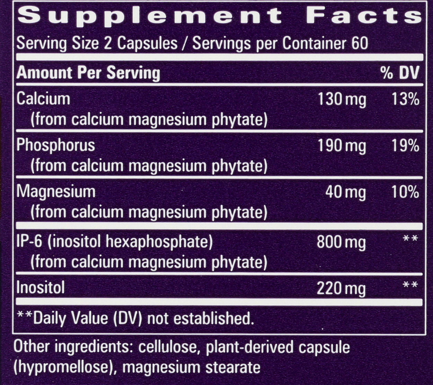Enzymatic Therapy Cell Forte IP6 and Inositol Capsules, 120 Capsules