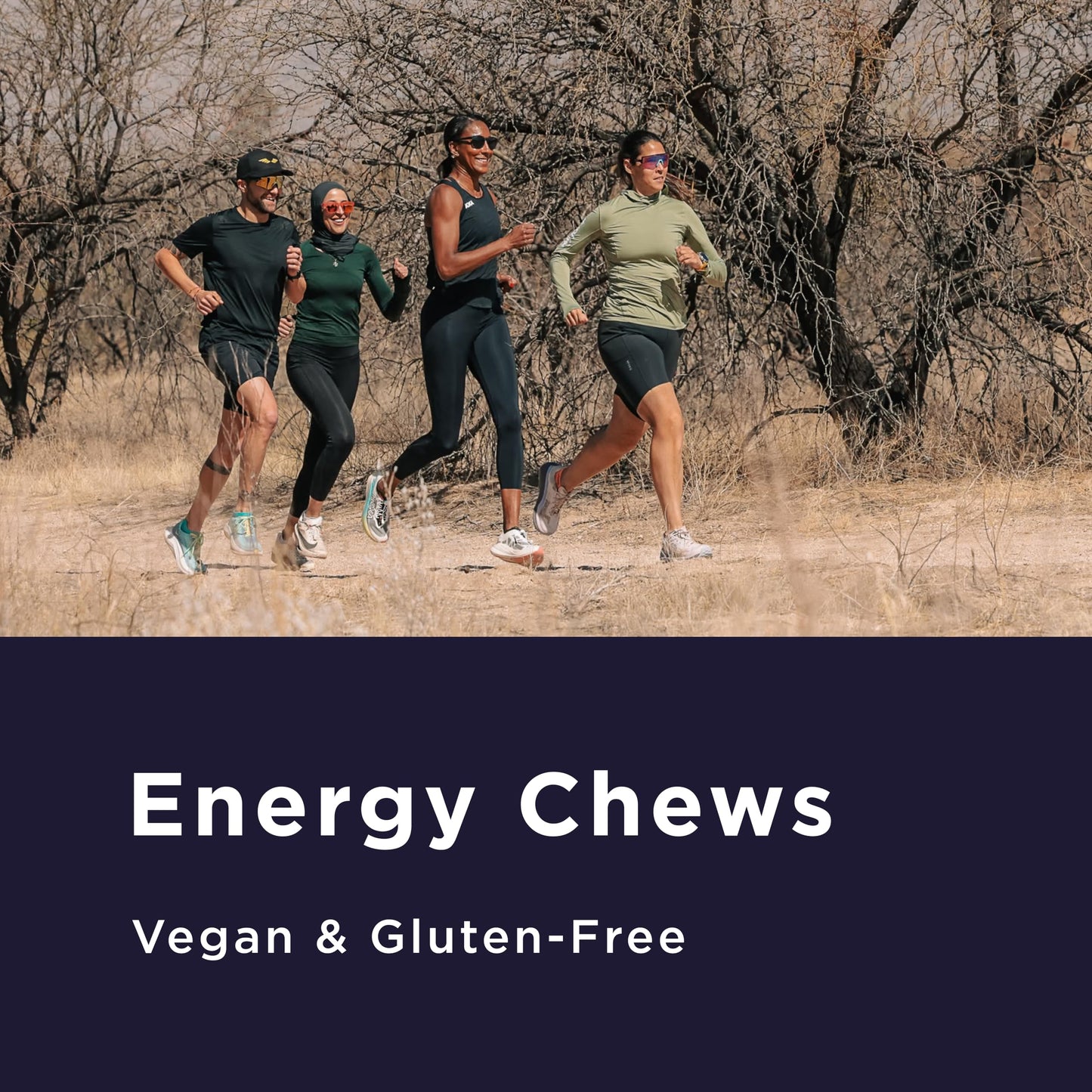 GU Energy Chews, Mixed Pack with Electrolytes, Vegan, Gluten-Free, Caffeine-Free, and Dairy-Free On-The-Go Energy for Any Workout, 1 Tablet